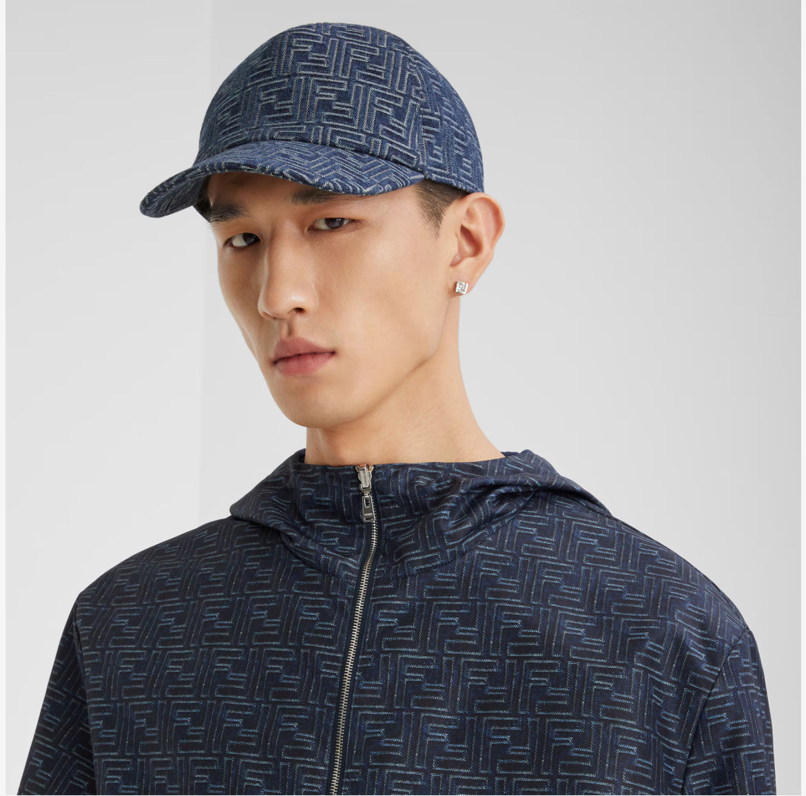 Casquette de baseball en tissu jacquard FF