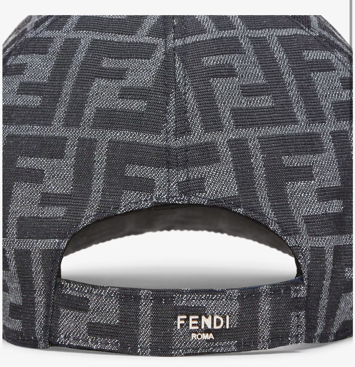 Casquette de baseball en jacquard FF bleu