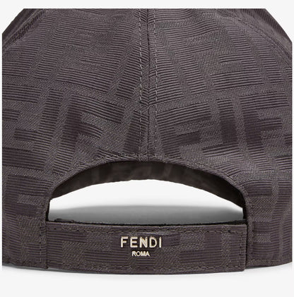 Casquette de baseball en jacquard FF gris