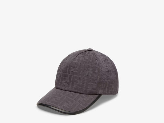 Casquette de baseball en jacquard FF gris