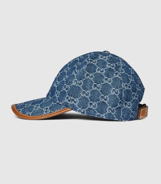 Casquette en denim GG